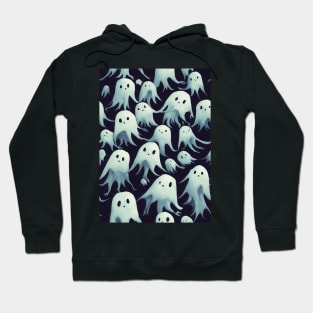 Spooky Ghost pattern, model 4 Hoodie